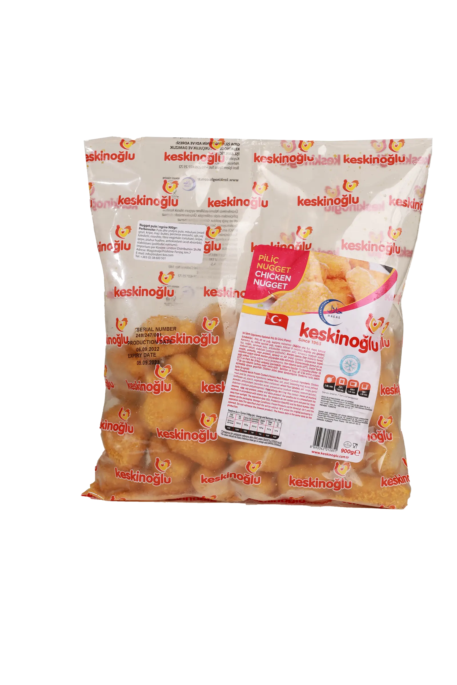 Keskinoglu, Nugget pule, 900 g
